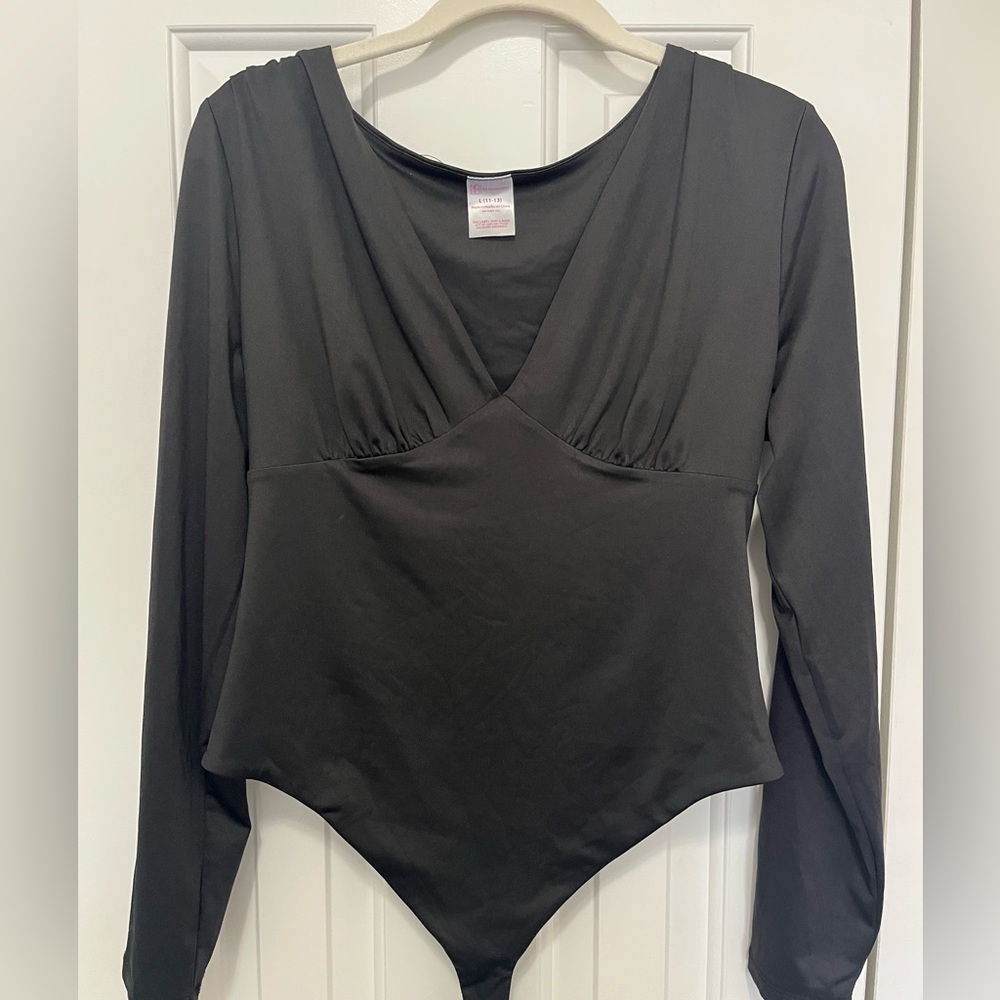 No Boundaries Black Long Sleeve Bodysuit